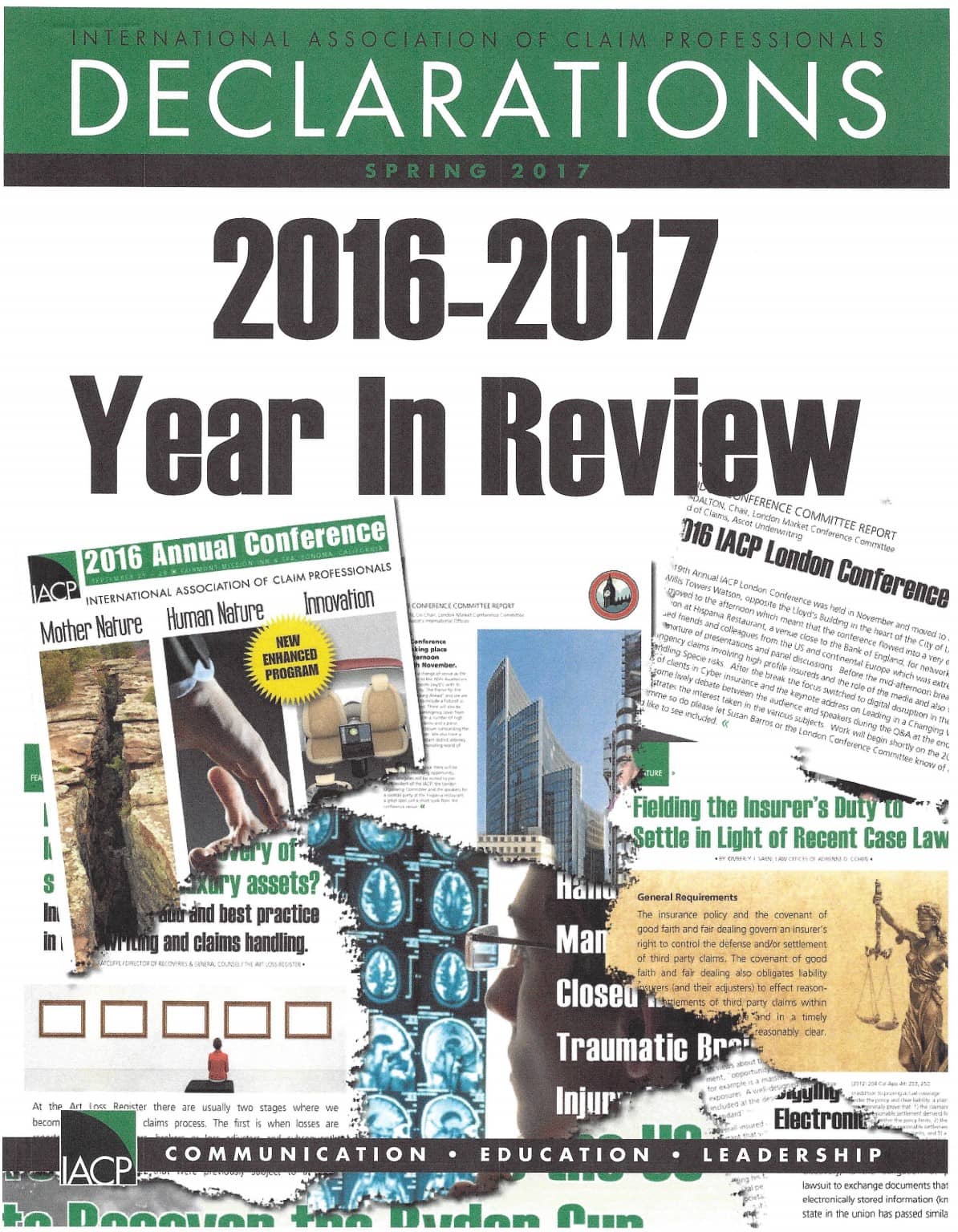 'Declarations' Year In Review Article by Kimberly J. Sarni